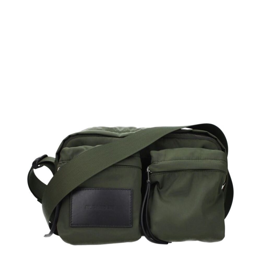 Jil Sander Green Nylon Crossbody Men's Bag